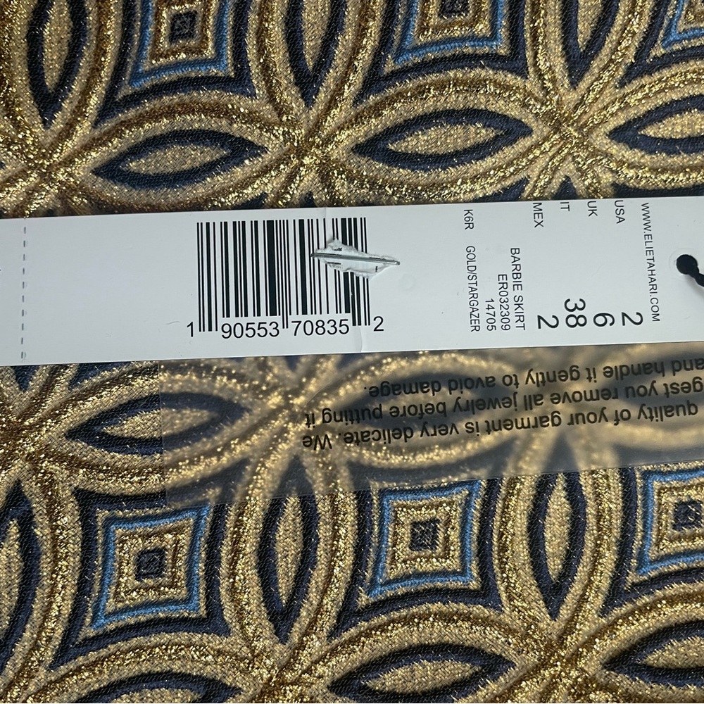NWT Elie Tahari Barbie Geometric High-Waist Mini Skirt - Picture 7 of 8